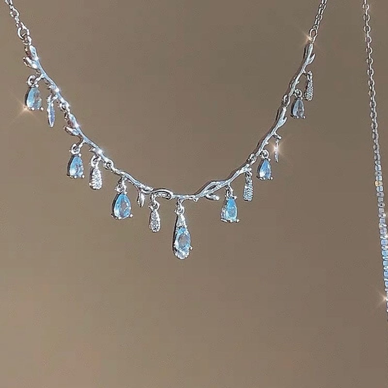 Crystal Teardrop Necklace