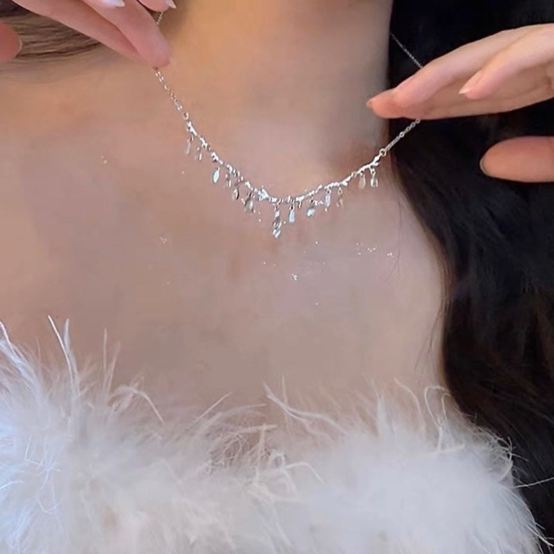 Crystal Teardrop Necklace